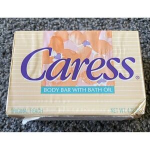 Vintage Caress Soap Body Bar with Bath Oil 4.75 Ounce Bar Soap